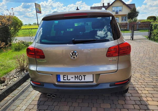 Volkswagen Tiguan cena 59800 przebieg: 140000, rok produkcji 2013 z Drezdenko małe 704